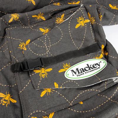 Show full view: Mackey Equine Accessories Bee Mine GP/CC Saddle Cover, Black/Yellow slide 7 of 9