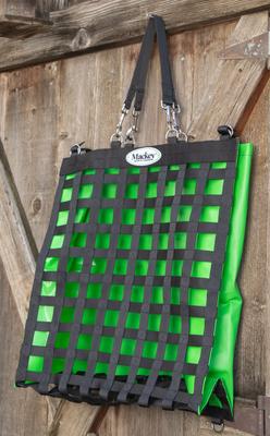 Show full view: Mackey Equine Accessories Classic Horse Slow Feeder Hay Bag, Green/Black slide 3 of 3