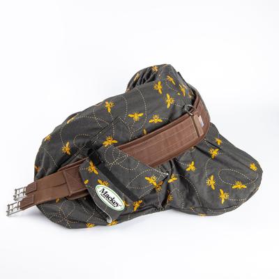 Show full view: Mackey Equine Accessories Bee Mine GP/CC Saddle Cover, Black/Yellow slide 4 of 9