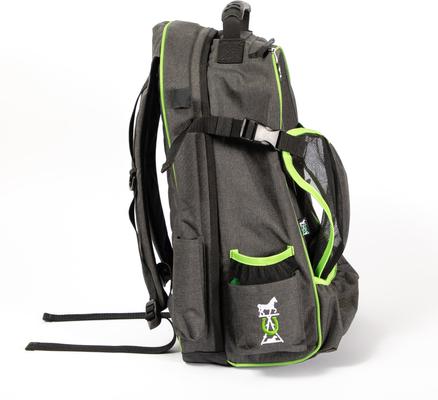 Show full view: Mackey Equine Accessories Classic Equestrian Backpack, Grey/Green slide 8 of 9