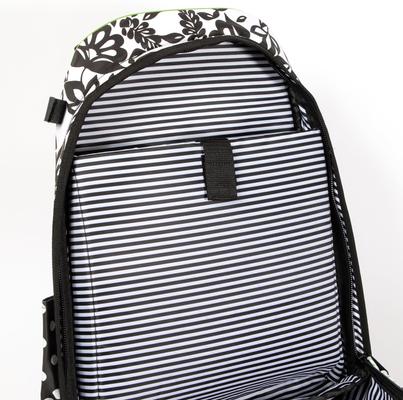 Show full view: Mackey Equine Accessories Dandy Equestrian Backpack, Black/White slide 2 of 9