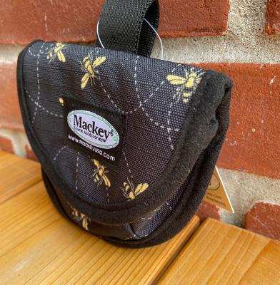 Show full view: Mackey Equine Accessories Bee Mine Horse Treat Bag, Black/Yellow slide 4 of 6