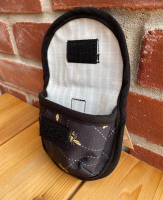 Show full view: Mackey Equine Accessories Bee Mine Horse Treat Bag, Black/Yellow slide 5 of 6