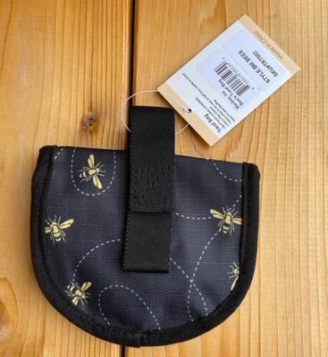 Show full view: Mackey Equine Accessories Bee Mine Horse Treat Bag, Black/Yellow slide 2 of 6