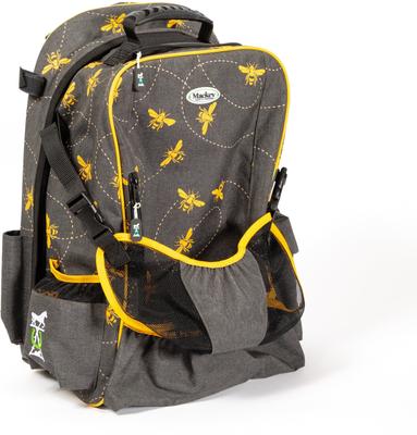 Show full view: Mackey Equine Accessories Bee Mine Equestrian Backpack, Black/Yellow slide 6 of 9
