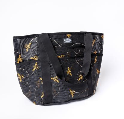 Show full view: Mackey Equine Accessories Bee Mine Horse Personal Tote, Black/Yellow slide 5 of 9