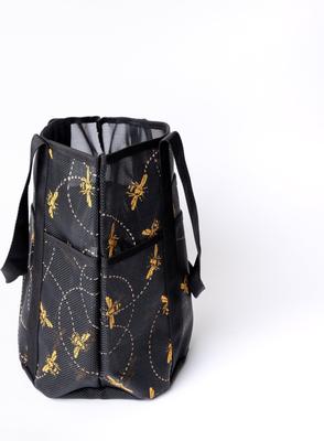 Show full view: Mackey Equine Accessories Bee Mine Horse Personal Tote, Black/Yellow slide 7 of 9