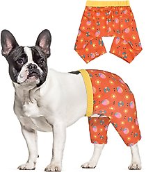 CuteBone Dog Swim Trunks, Orange, X-Large