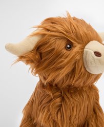 Barbour Highland Cow Squeaky Plush Dog Toy slide 2 of 5