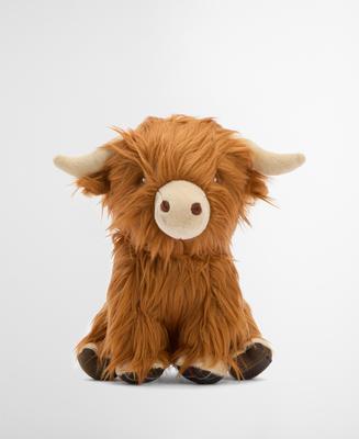 Show full view: Barbour Highland Cow Squeaky Plush Dog Toy slide 2 of 5