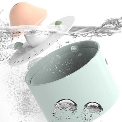 Show full view: Happy & Polly Mushroom Ceramic Cat Water Fountain, Purple, 1.2L/33-oz slide 6 of 9