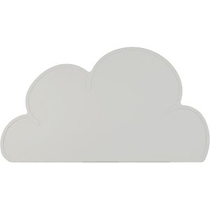 Happy & Polly Cloud Shaped Cat & Dog Food Mat, Grey