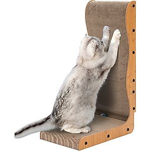 Happy & Polly Corrugated Cardboard Cat Scratcher, Brown, 1 Count