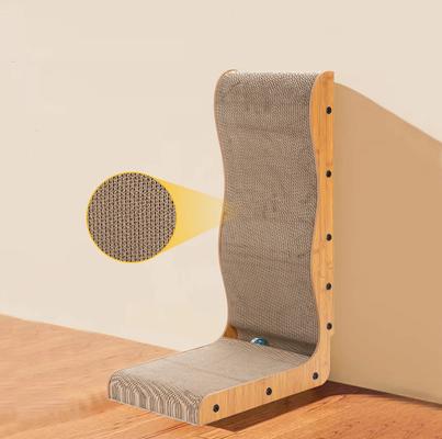 Show full view: Happy & Polly Corrugated Cardboard Cat Scratcher, Brown, 1 Count slide 2 of 10