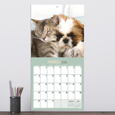 Show full view: 2026 Furry Friends Wall Calendar slide 5 of 5