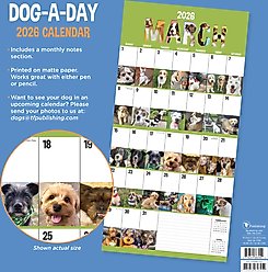 2026 Dog-A-Day Wall Calendar slide 2 of 5