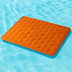 Allisandro Summer Waterproof Lightweight Dog & Cat Blanket, Orange, 24 x 16-in
