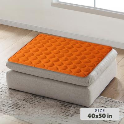 Show full view: Allisandro Summer Waterproof Lightweight Dog & Cat Blanket, Orange, 50 x 40-in slide 3 of 6