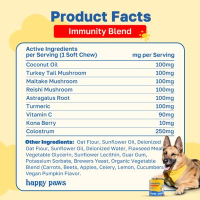 Show full view: Happy Paws Allergy Soft Chews Supplement for Dogs, 100 count slide 8 of 10