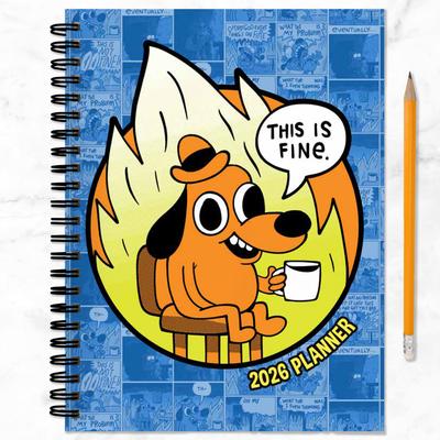 Show full view: 2026 This is Fine Medium Weekly Monthly Planner slide 5 of 9
