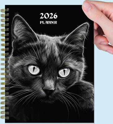 Show full view: 2026 Pretty Kitty Medium Weekly Monthly Planner slide 5 of 9