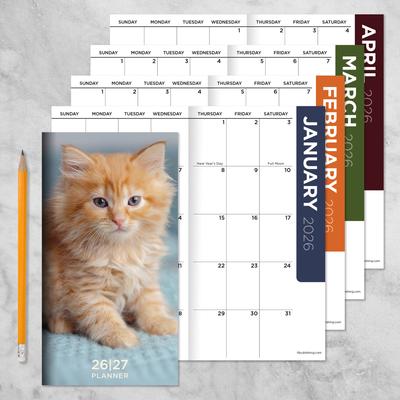 Show full view: 2026-2027 Kitten Small Monthly Pocket Planner slide 8 of 9
