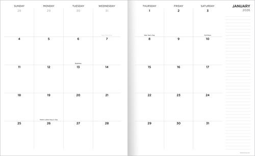 Show full view: 2026 Exotic Cat Large Monthly Planner slide 4 of 7