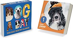 2026 Dog A Day Daily Desktop Calendar