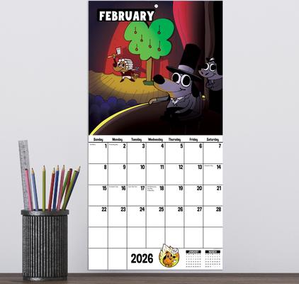 Show full view: 2026 THIS IS FINE Mini Calendar slide 4 of 5