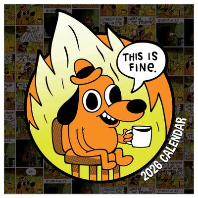 Show full view: 2026 THIS IS FINE Mini Calendar slide 3 of 5