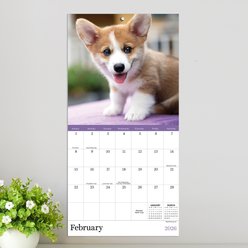 2026 Puppies Mini Calendar slide 2 of 5