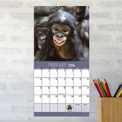Show full view: 2026 Baby Animals Mini Calendar slide 5 of 5