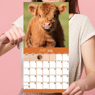 Show full view: 2026 Baby Animals Mini Calendar slide 4 of 5