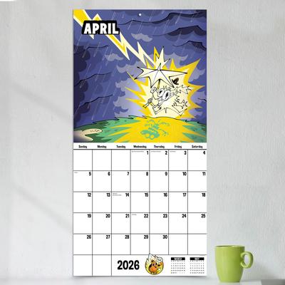 Show full view: 2026 THIS IS FINE Wall Calendar slide 5 of 6