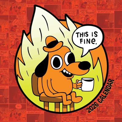 Show full view: 2026 THIS IS FINE Wall Calendar slide 4 of 6