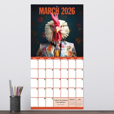 Show full view: 2026 Pawsmopolitan Wall Calendar slide 2 of 5