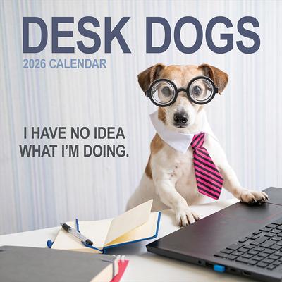 Show full view: 2026 Desk Dogs Wall Calendar slide 3 of 5
