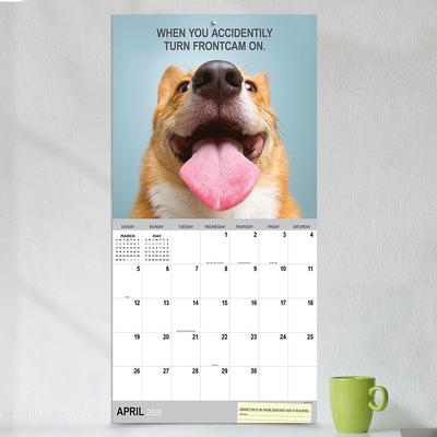Show full view: 2026 Desk Dogs Wall Calendar slide 5 of 5