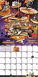 2026 Space Cats Wall Calendar
