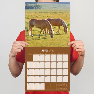 Show full view: 2026 Horses Wall Calendar slide 4 of 5