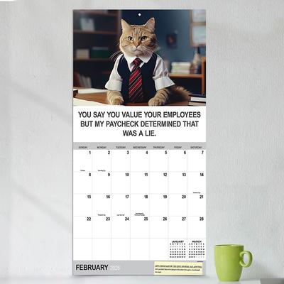 Show full view: 2026 Corporate Cats Wall Calendar slide 4 of 5