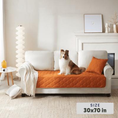 Show full view: Allisandro Summer Waterproof Lightweight Dog & Cat Blanket, Orange, 50 x 40-in slide 4 of 6