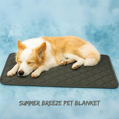 Show full view: Allisandro Summer Waterproof Lightweight Dog & Cat Blanket, Grey, 32 x 25-in slide 3 of 7