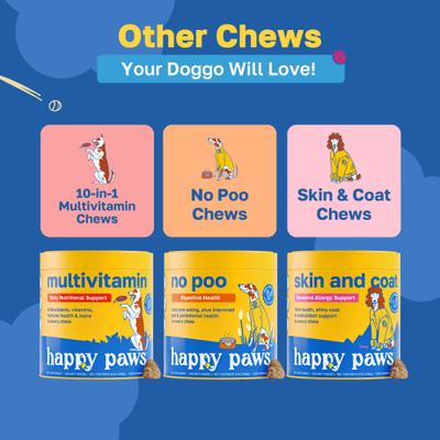 Show full view: Happy Paws Lawn Saver Soft Chews Supplement for Dogs, 100 count slide 7 of 10