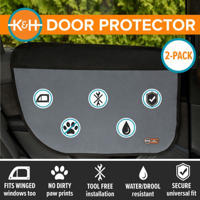 Show full view: K&H Pet Products Vehicle Door Protector, Gray slide 7 of 12