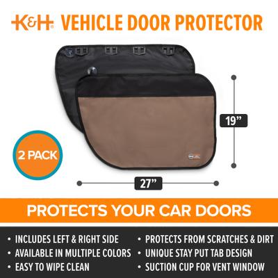 Show full view: K&H Pet Products Vehicle Door Protector, Tan slide 4 of 12