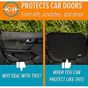 K&H Pet Products Vehicle Door Protector, Black