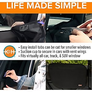 K&H Pet Products Vehicle Door Protector, Black