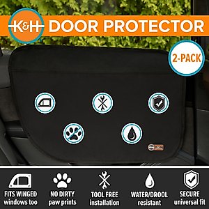 K&H Pet Products Vehicle Door Protector, Black