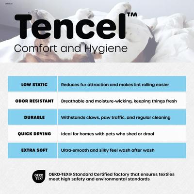 Show full view: MODERN THREADS TENCEL Lyocell Luxury Ultra Soft Down Alternative Comforter, Platinum, King slide 2 of 7